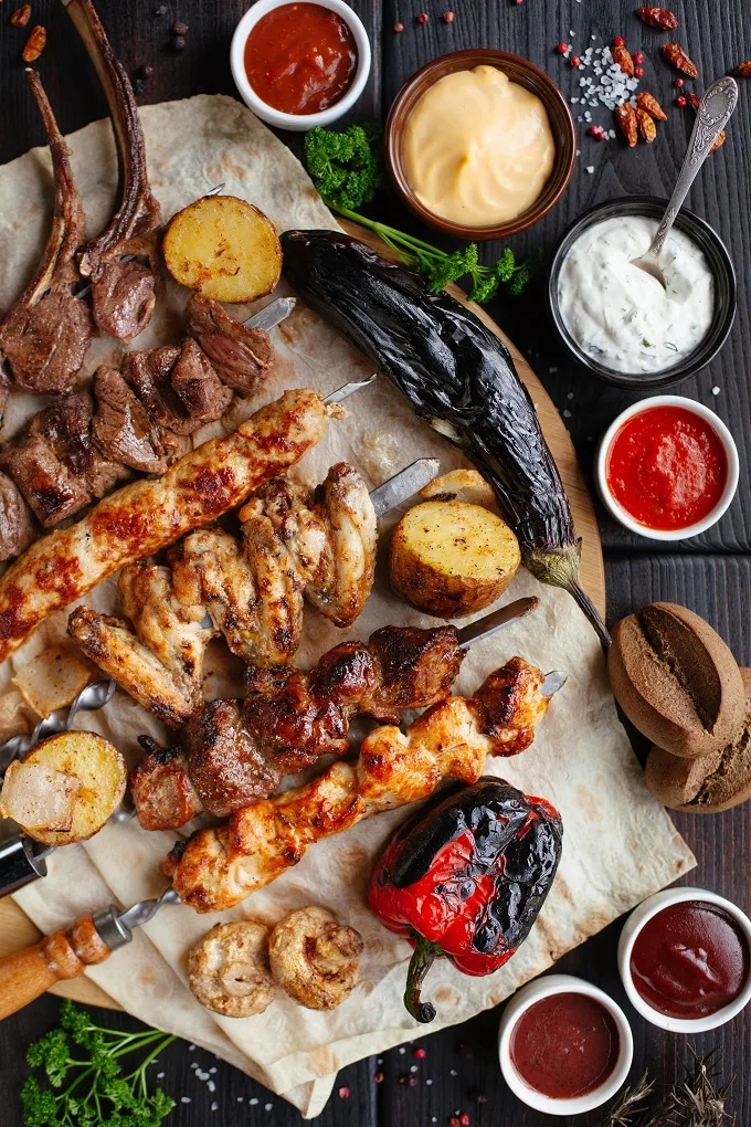 Ali’s mixed grill platter